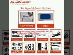 Запись петли 360-й автомобильной камеры для Hyundai Custin