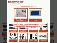 Система камеры автомобиля 1080P 360 для Nissan GTR Loop Recording Plug And Play установка