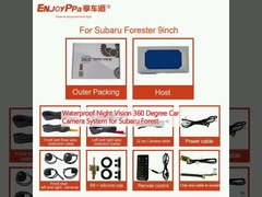 Водонепроницаемая 360-градусная ночная камера для автомобилей Subaru Forest