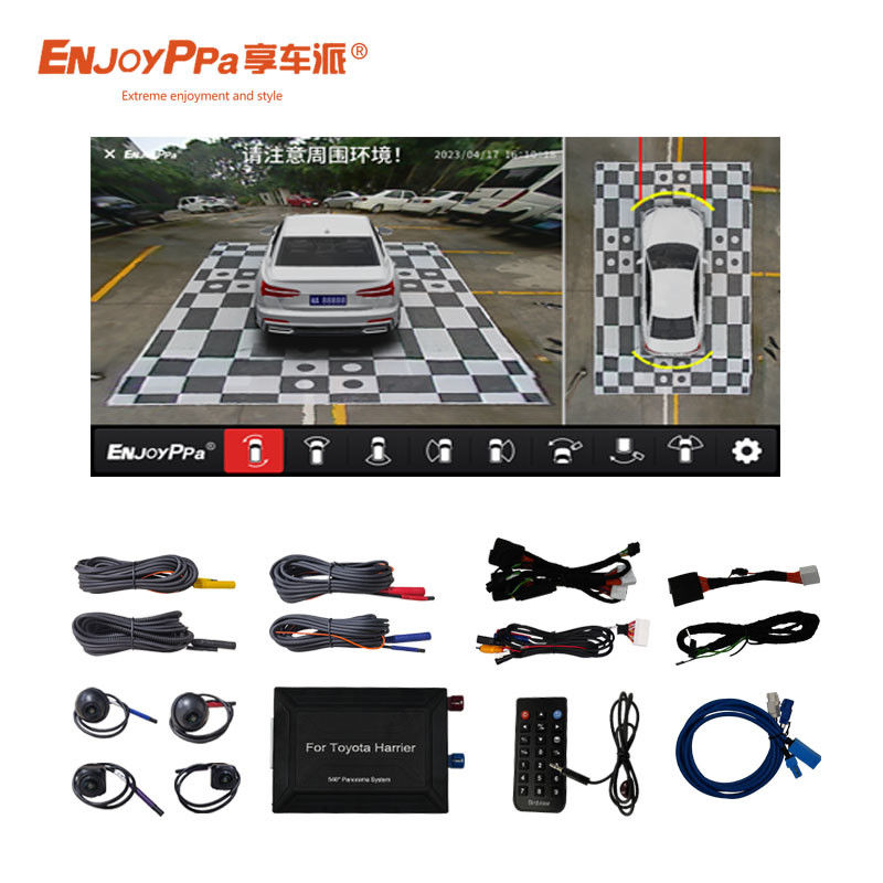 8 дюймовый экран 360 автомобильной камеры для Toyota Harrier безопасное ночное видение