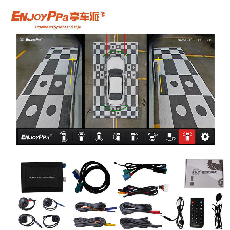 Система широкоугольной 360-угольной автомобильной камеры для 10 дюймового джипа с помощью парковки