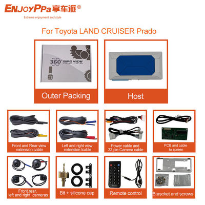 1080P Ночное видение 360 Автомобильная камера для Toyota Land Cruiser Prado