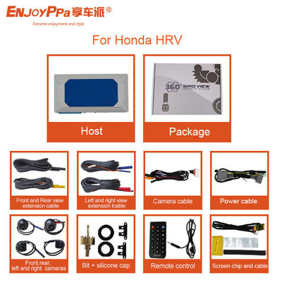 Сенсорный экран 360-градусная система автомобильной камеры для Honda HRV 4 Way Driving Recorder