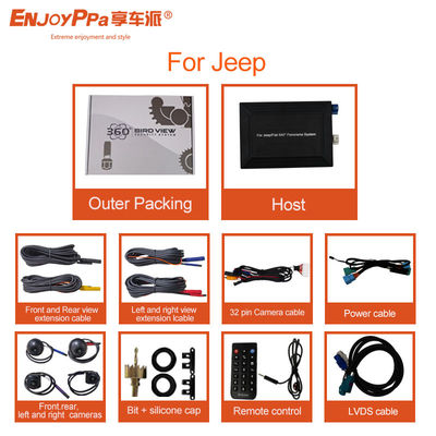 HD 360 View Car Camera System для Jeep Fisheye Камеры с окружающим видом