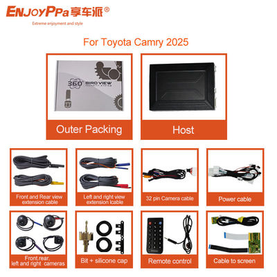 1080P 360 автомобильная камера система помощь при парковке для Toyota Camry 2025